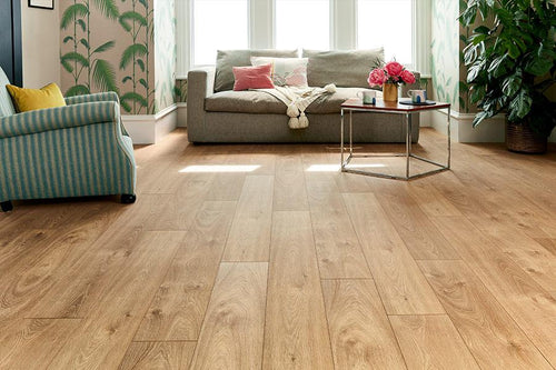 Salon lumineux avec parquet bois naturel posé par jordan harkat à montauban, déco moderne et chaleureuse