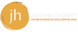 Logo jordan harkat, poseur de sols à montauban, identité visuelle professionnelle